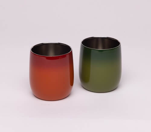 Lacquer-Stainless Steel Cups