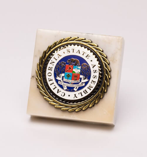 California State Assembly Paperweight