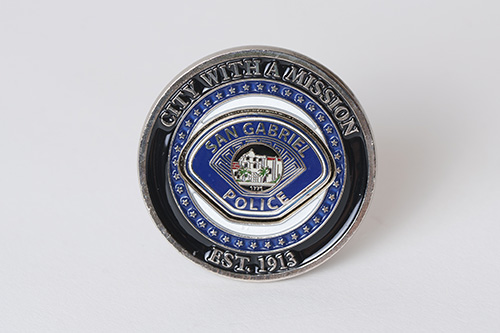 San Gabriel Police Department Challenge Coin