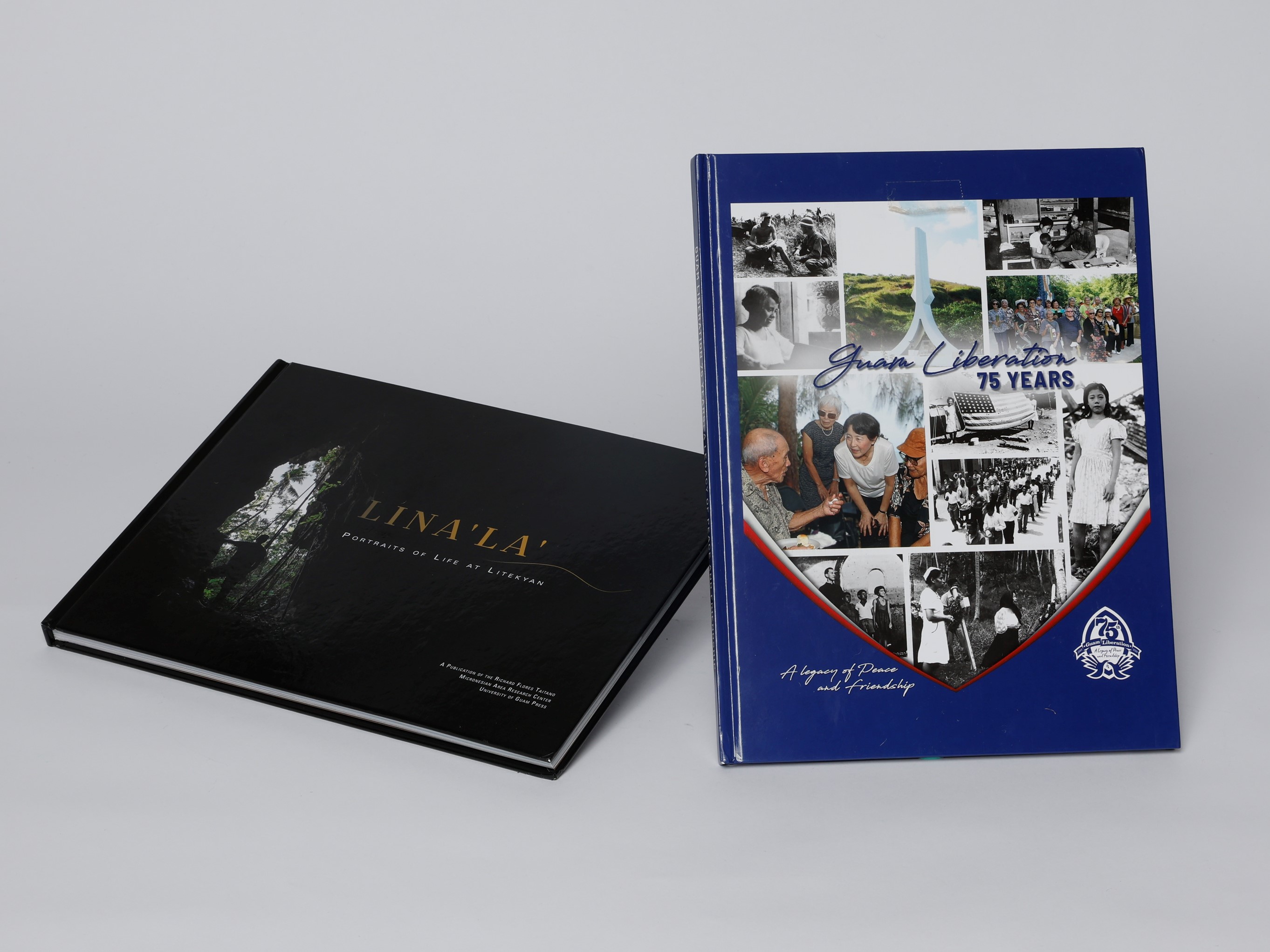 Gift marking the sister-city alliance: commemorative album marking the 75th anniversary of Guam's liberation-圖片
