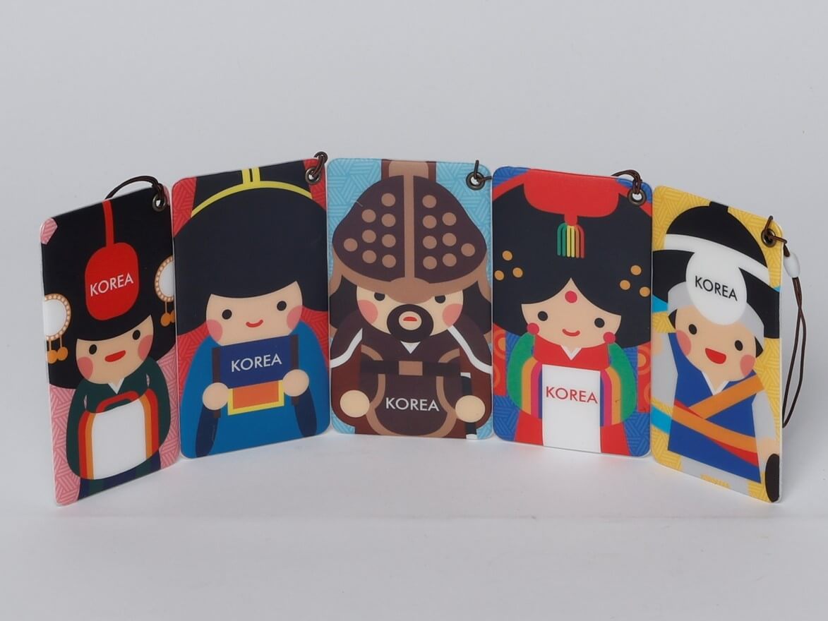 韓國傳統服飾行李掛飾組-圖片