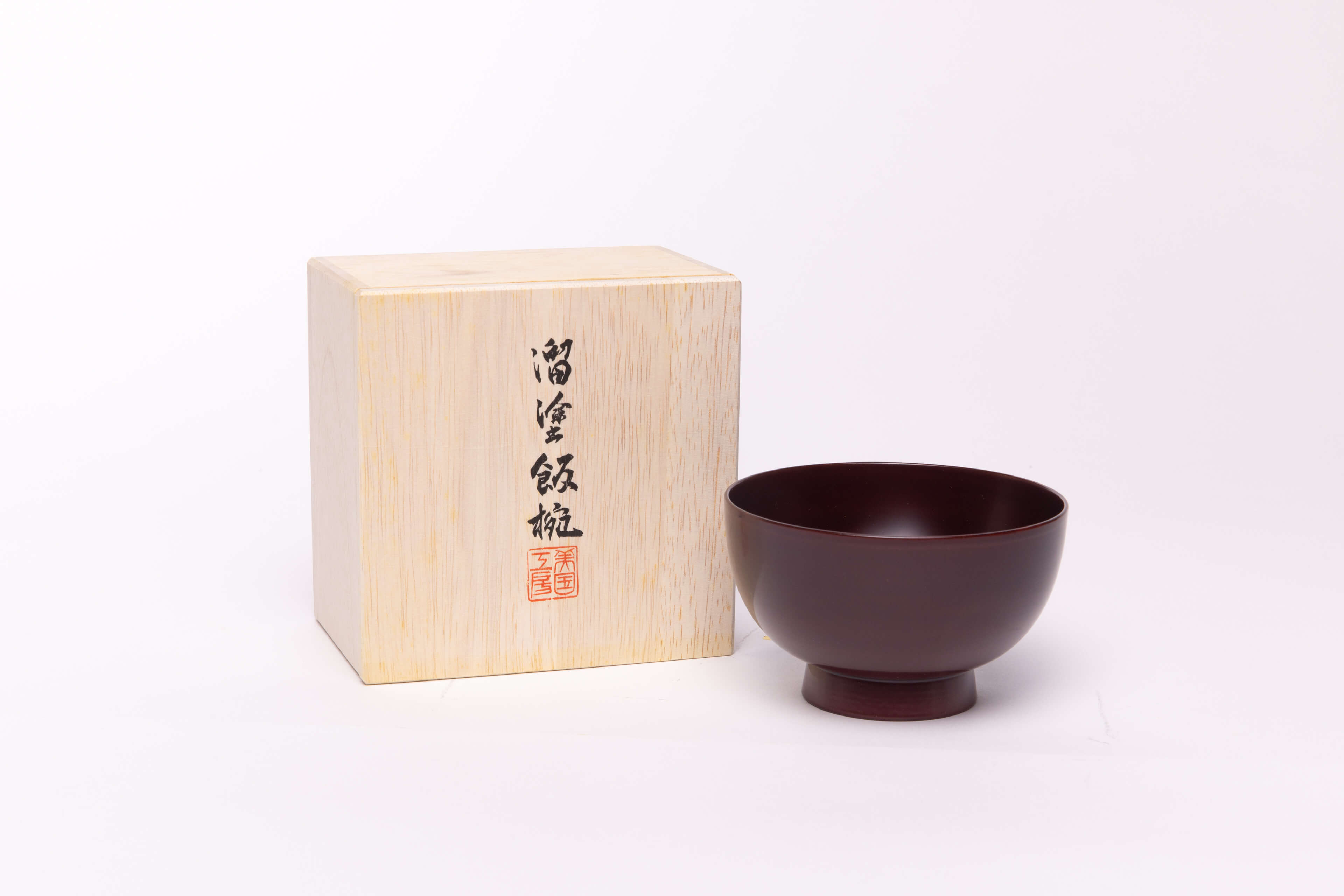 溜塗飯碗-圖片