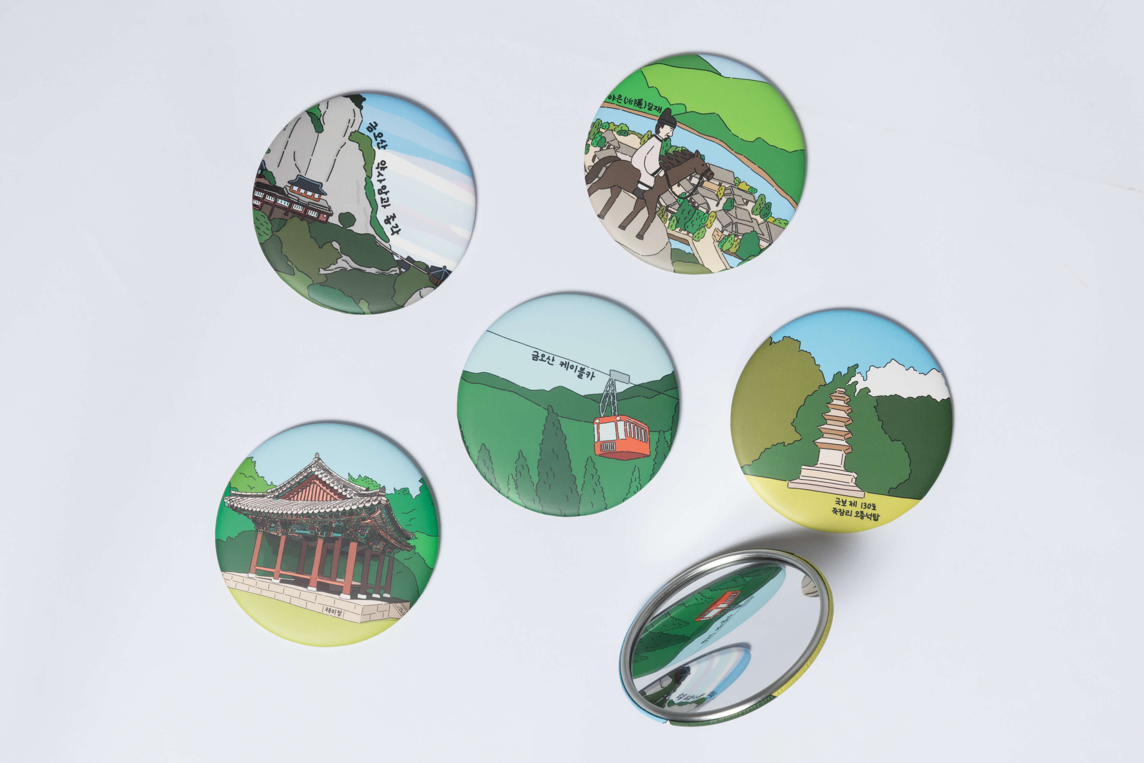 城市紀念手鏡-圖片