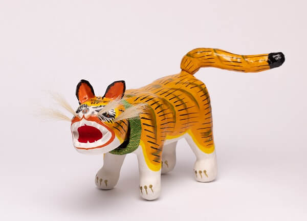 Handmade Paper Tiger Ornament