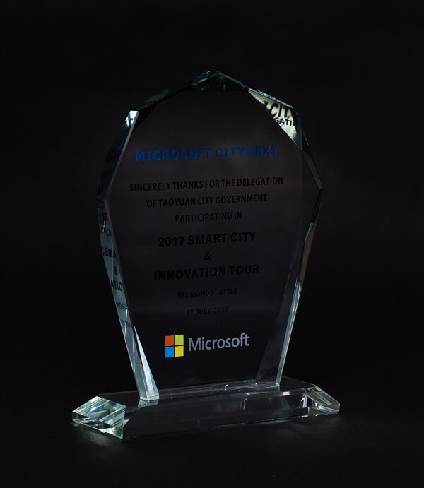 美國微軟公司紀念水晶