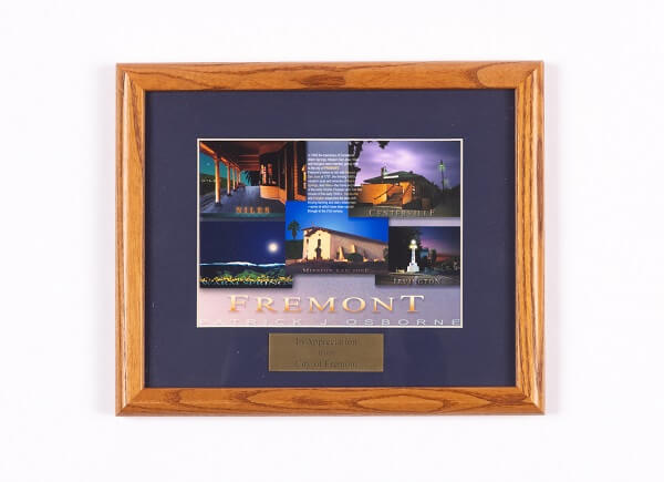 Framed Photo of Fremont Cityscape