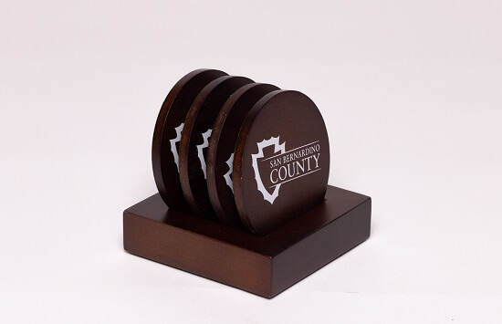 聖貝納迪諾郡郡徽杯墊