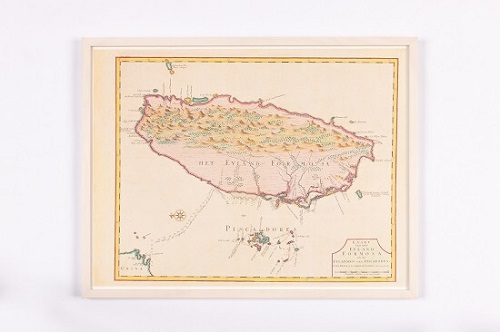 1728年臺灣群島圖圖片