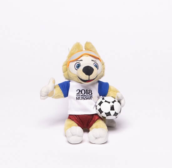 FIFA 2018世足Zabivaka吉祥物玩偶圖片
