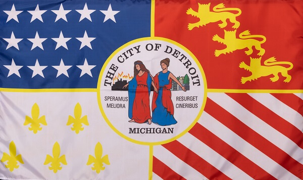 Flag of Detroit圖片