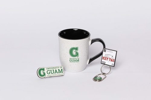 Guam University Mug, Key Ring and  Magnet