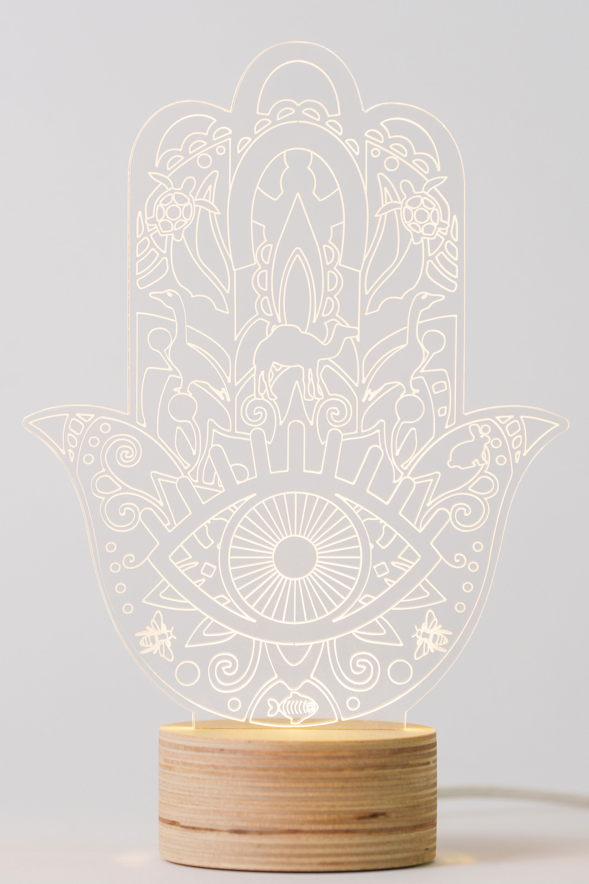 Hamsa Lamp from Israel