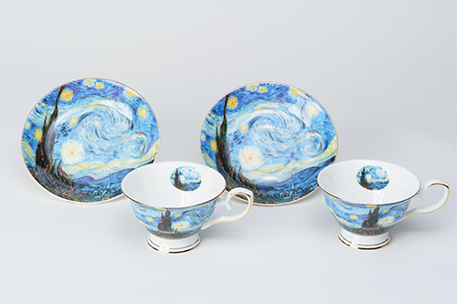 Van Gogh Starry Night Coffee Cup Set