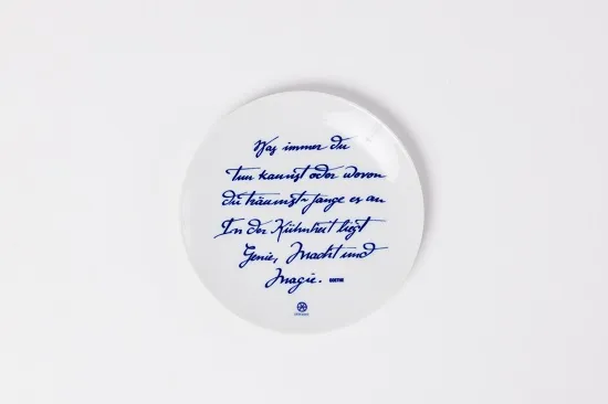 Höchster Porzellan-Manufaktur — Goethe Dream Plate